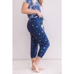 NWT Maronie Starstruck Mineral Wash Crop Jogger Size L